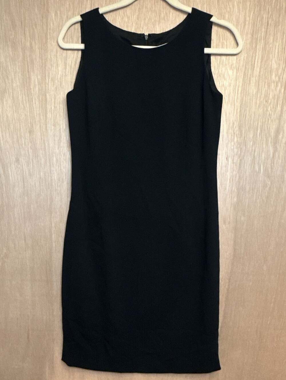 90’s Vintage Garfield & Marks Shift Dress Size 2 Black Sleeveless Mini